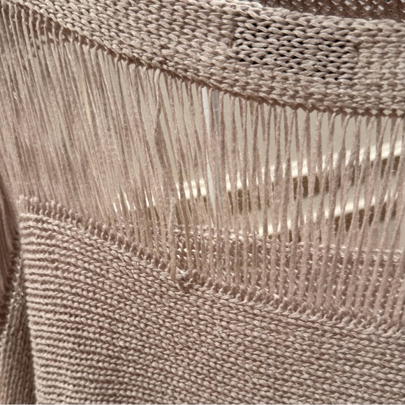 Women's Off-Shoulder Knit Sweater - Beige - Picture 7 of 8